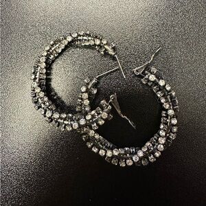 Elegant Silver Hoop Earrings